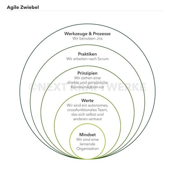 Agile Zwiebel