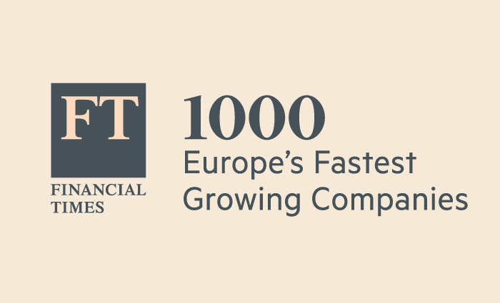 Financial Times Europe's fastest growing Companies Award Logo