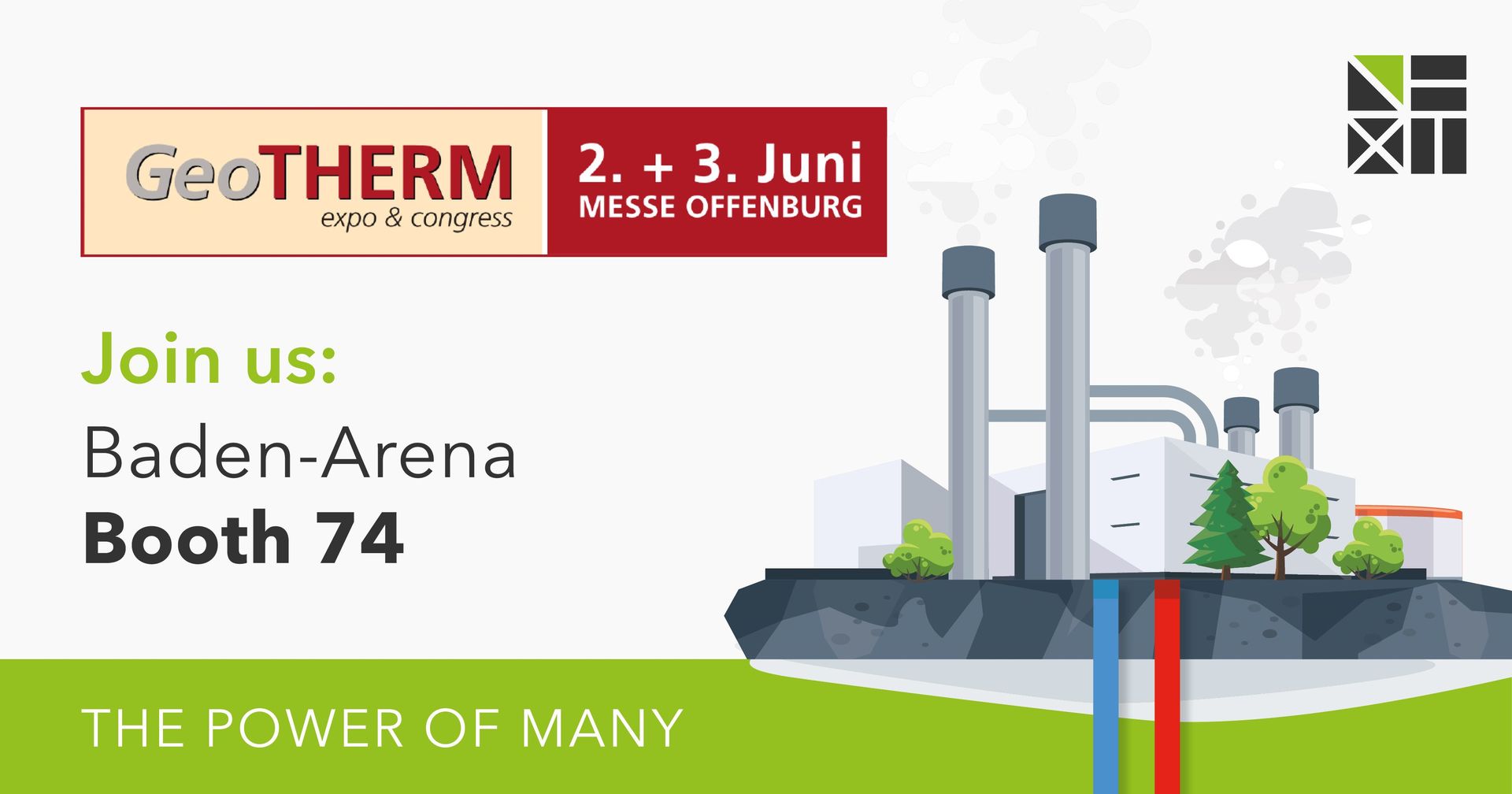 Next Kraftwerke nimmt an der diesjährigen GeoTHERM Expo & congress teil