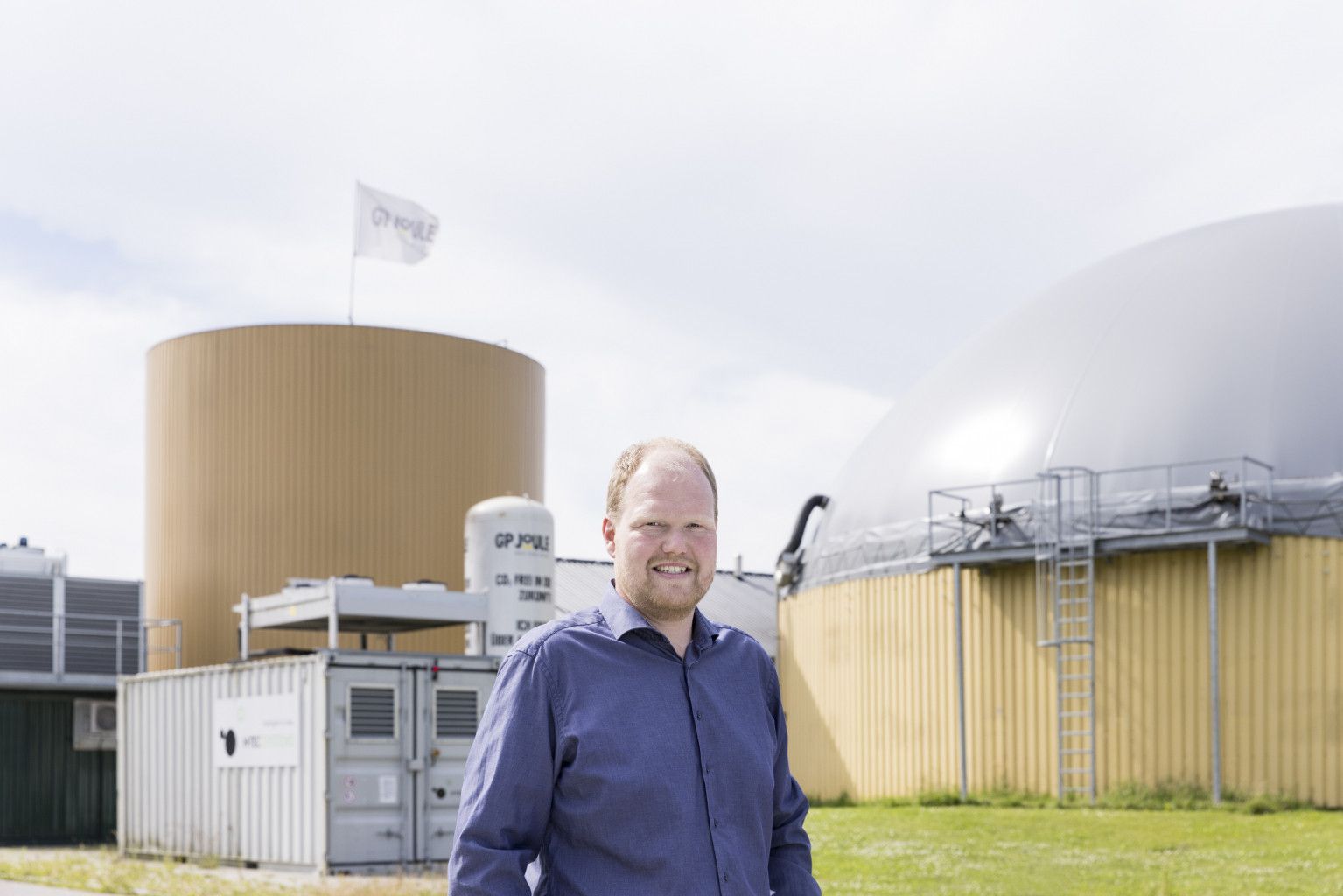 Sören Sönksen ist Betreiber einer Biogas Anlage in Nordfriesland.